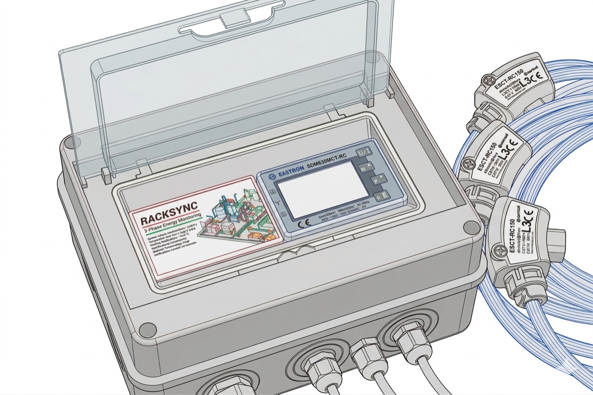 RACKSYNC 3P-EMON 3D Isometric View